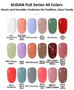 Professional detailed color chart for water-based peel-off nail polish, quick-dry formula