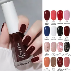 Water Based Nail Polish Quick Drying Peelable Tearable Natural Healthy Formula Long Lasting Nail Art Varnish For Women Daily Manicure Decorative Beauty Tools
