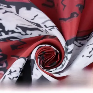 Macro-opname van duurzame premium polyester stof voor details van de feestbanners