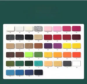 Nuancier détaillé présentant 44 couleurs de feutre pour décorations du Jour des Morts