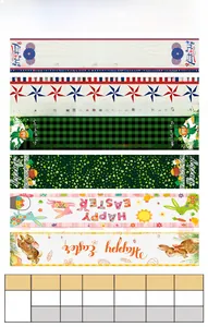 Runner da tavola decorativi per Giorno dell'Indipendenza, San Patrizio e Pasqua