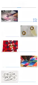 Detailed view of stitching, eyelets, and printing quality for Day of the Dead flag