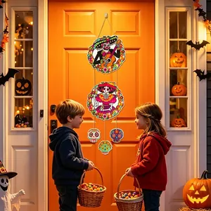 Day of the Dead sugar skull hanging decoration for Mexican theme party and door