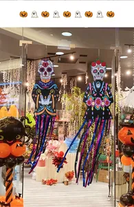 Halloween Day of the Dead skeleton ghost bride hanging decorations for home or store deco