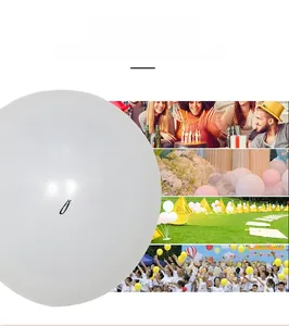 Large white latex balloon with 'to you' print, suitable for party scene decorations