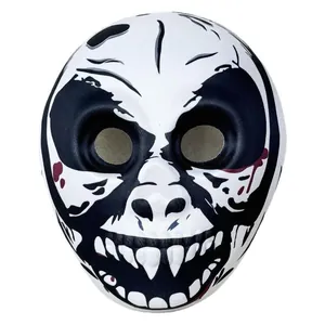 Day of the Dead sugar skull mask with digital printing for Halloween cosplay party