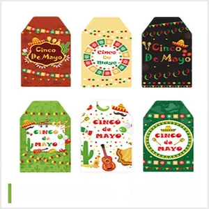 Bunte mexikanische Deko-Geschenkanhänger Set für die Cinco de Mayo Party-Feier Veranstaltung