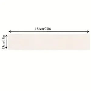 White linen table runner 183x33cm 72x13in for Cinco De Mayo festive party decor