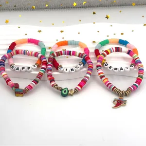 Braccialetti Cinco de Mayo fatti a mano con perle colorate e ciondoli messicani piñata chili