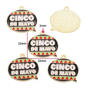 Κοντινό πλάνο Cinco de Mayo με διαστάσεις 22 mm x 25 mm
