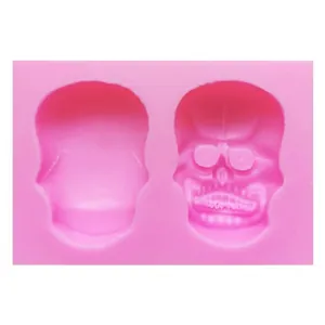 Halloween skull mask silicone mold for cake decoration and chocolate making
