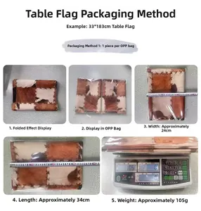 Day of the Dead table runner measurement details showing weight and folded dimensions