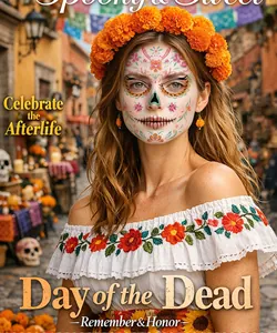 Detailed matte face tattoo stickers for Day of the Dead Halloween cosplay makeup.