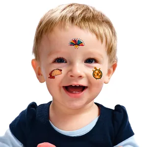 Tatouages temporaires imperméables pour enfants avec des motifs festifs mexicains