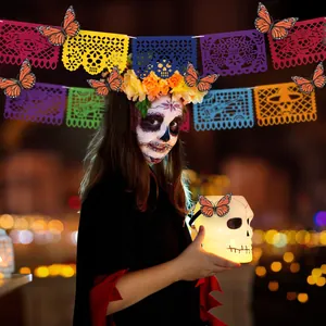 Papillons monarques 3D pour le Jour des Morts et Halloween