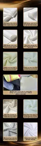 Detailed showcase of various premium fabric textures for carnival party backdrops