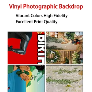 Durable vinyl photography backdrops for festivals and birthday party decorations