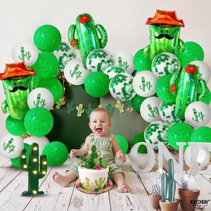 Kaktus Thema Party Ballon Set für mexikanische Karneval Geburtstagsfeier Dekoration
