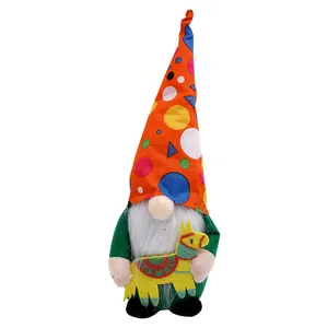 Bunte mexikanische Karneval Zwerg Plüschpuppe mit festlicher gelber Esel Pinata