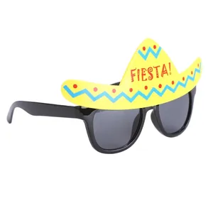 Novelty Mexican Fiesta sombrero party sunglasses for Hawaiian beach summer events.