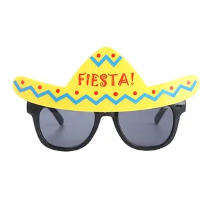 Creative Sombrero party glasses for Mexican Carnival and beach fiesta celebrations.