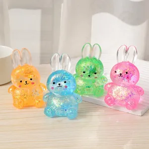 Κινούμενα Σχέδια Κουνέλι Squishy Παιχνίδι Με Γκλίτερ Γέμιση Μαλτόζης Ανακούφιση Από Το Στρες Για Παιδιά Ενήλικες