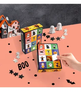 Halloween themed poke blind box empty gift packaging set for festive party treats