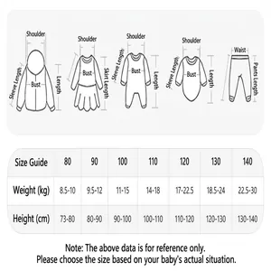 Guide des tailles pour pantalons enfants avec taille et poids recommandés détaillés.