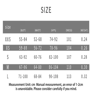 Comprehensive size guide chart for slim halter neck backless printed maxi dress in cm and kg