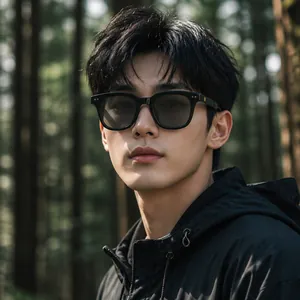 Quadratische Sonnenbrille PC Kunststoff UV400 Bunte Gläser Vintage Trendy Retro Outdoor Brille Unisex