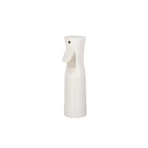 Professional white continuous fine mist spray bottle for hair styling and cleaning