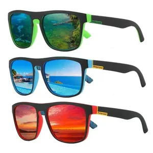 Détail de lunettes de soleil sport polarisantes avec verres teintés en trois styles
