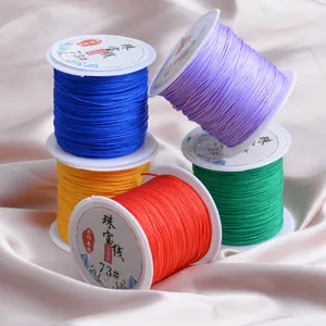 73 Gauge Jade Thread Nylon Braided Cord For DIY Jewelry Making Handmade Bracelet Necklace Non-Elastic Craft Stringing Thread