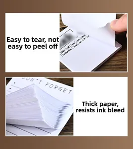 Nahaufnahme eines weißen Haftnotizzettels mit dicker, tintenfester Papierstruktur.