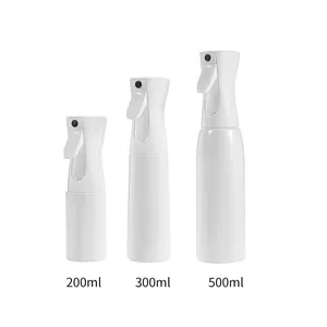 Lot de trois flacons pulvérisateurs haute pression blancs de 200 ml, 300 ml et 500 ml