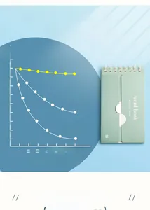 Detailed view of the memory curve spiral word book for effective vocabulary learning