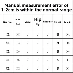 Comprehensive size chart for elegant floral print short sleeve plus size dress for women