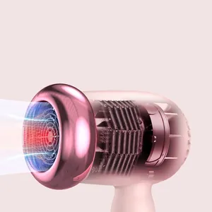 Asciugacapelli portatile rosa per bambini con tecnologia motore ad asciugatura rapida