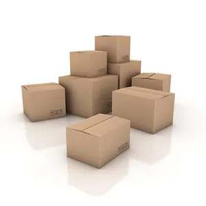 Robust cardboard shipping boxes illustration for secure titanium steel jewelry delivery