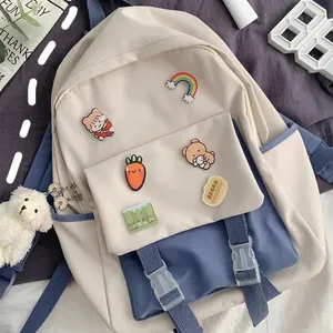 School Bag Female Korean Version Harajuku Ulzzang Girl Ig Mori Style Casual Backpack High School Student Junior High School Student Backpack