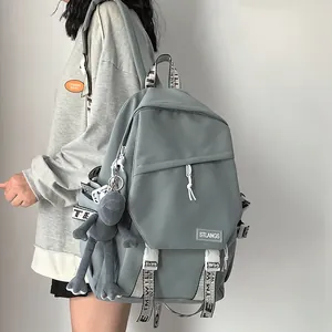 Backpack For Female College Students Trendy Brand Junior High School High School Student Travel Laptop Backpack For Men 2022 Large Capacity Double Shoulder Bag