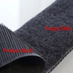 Close-up detail of the durable hook and loop fastener backing for tactical patches.