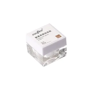 Gel UV professionnel pour ongles à paillettes platine couleur or champagne élégant