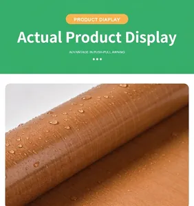 Macro view of reusable non-stick baking cloth with waterproof droplets