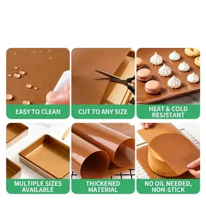 Reusable non-stick baking mat, high temperature resistant oilproof cloth for oven