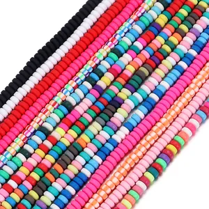 Colorful polymer clay heishi beads for DIY jewelry making bracelets and necklaces