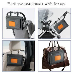 Scénarios d'utilisation détaillés du tapis à langer portable sur poussette et siège auto
