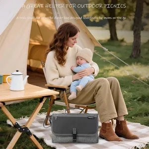 Tapis à langer portable imperméable pour les pique-niques et les voyages.