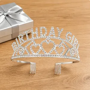 Women'S Classic Style Crown Alloy Hair Band