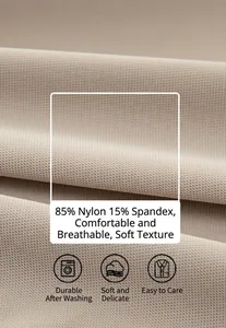 Macro detail of the breathable ice silk fabric for men's business quick dry Polo shirts